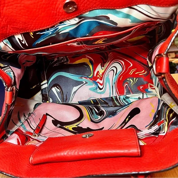 Kate Spade New York Claremont Drive Marcella Leather Tote Red ❤️‍🔥❤️‍🔥 - Picture 8 of 13